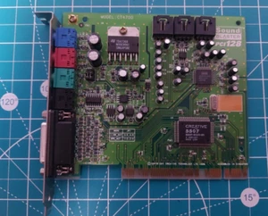 Creative Labs Sound Blaster PCI128 CT4700 PIC sound card MIDI/Gameport - Picture 1 of 4