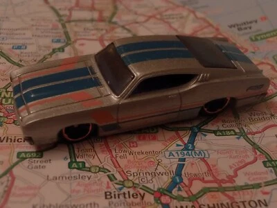 HotWheels '69 Ford Torino Talladega - Silver - approx 1:64 Die-cast Car  - Image 1 of 2