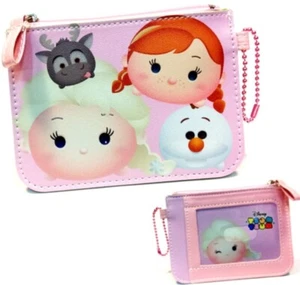 Disney Tsum Frozen Cambio Monedas Cartera de Identificación Portatarjetas Estuche Pase Bolsa Billetera Bolsa - Imagen 1 de 3