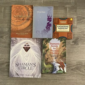 Shamanism 5 Book & CD Lot Shaman Mircea Eliade Shamanic Healing Secrets - Picture 1 of 3