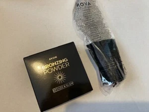 Avon Bronze & Glow Bronzing Powder Warm Glow - BOXED PLUS SEALED KABUKI BRUSH - Picture 1 of 1