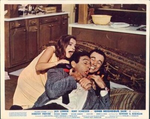 Good Neighbor Sam lobby card Jack Lemmon Mike Connors Romy Schneider