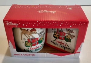 Disney Bambi Mug & Coaster Set – Santa’s Little Helpers Christmas Gift - Picture 1 of 10