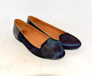 Huma Blanco Womens Designer Black Soft Velvety Slip On Loafer Style Shoes UK 3.5 - Picture 1 of 9