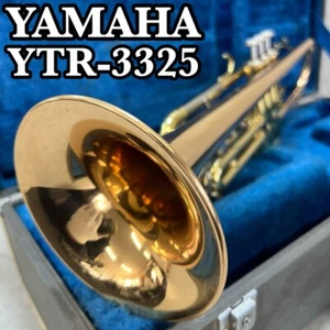 YAMAHA YTR-3325S Bb Trumpet Red Brass Bell ML Bore Used with Hard Case - Picture 1 of 10