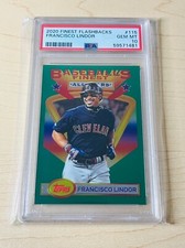 2020 Francisco Lindor Finest Flashbacks #115 - PSA 10 - Cleveland Indians