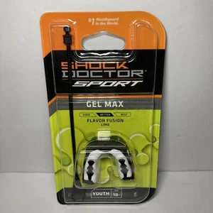 Shock Doctor Gel Max Mundschutz Flavor Fusion Lime Black & White Jugend ab 10 Jahren - Bild 1 von 6