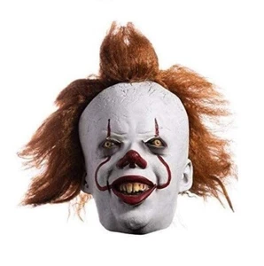 Pennywise Grusel Clown Latex Maske Grusel Halloween Kostüm Requisiten Gesichtsmaske Erwachsene - Bild 1 von 4