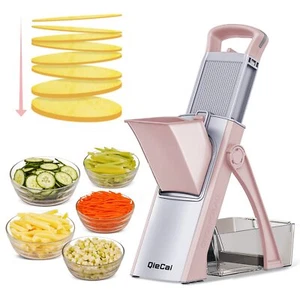 QieCai Safe Mandoline Slicer for Kitchen Multifunctional Chopper Vegetable Cu... - Picture 1 of 8