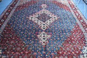 Hand Knotted Caucasian Geometric Rug 10x13 ft Large Traditional Wool Area Carpet - Picture 1 of 19