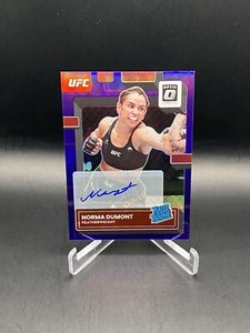 2023 Donruss Optic UFC Norma Dumont Rated Rookie Purple Prizm Autograph MMA