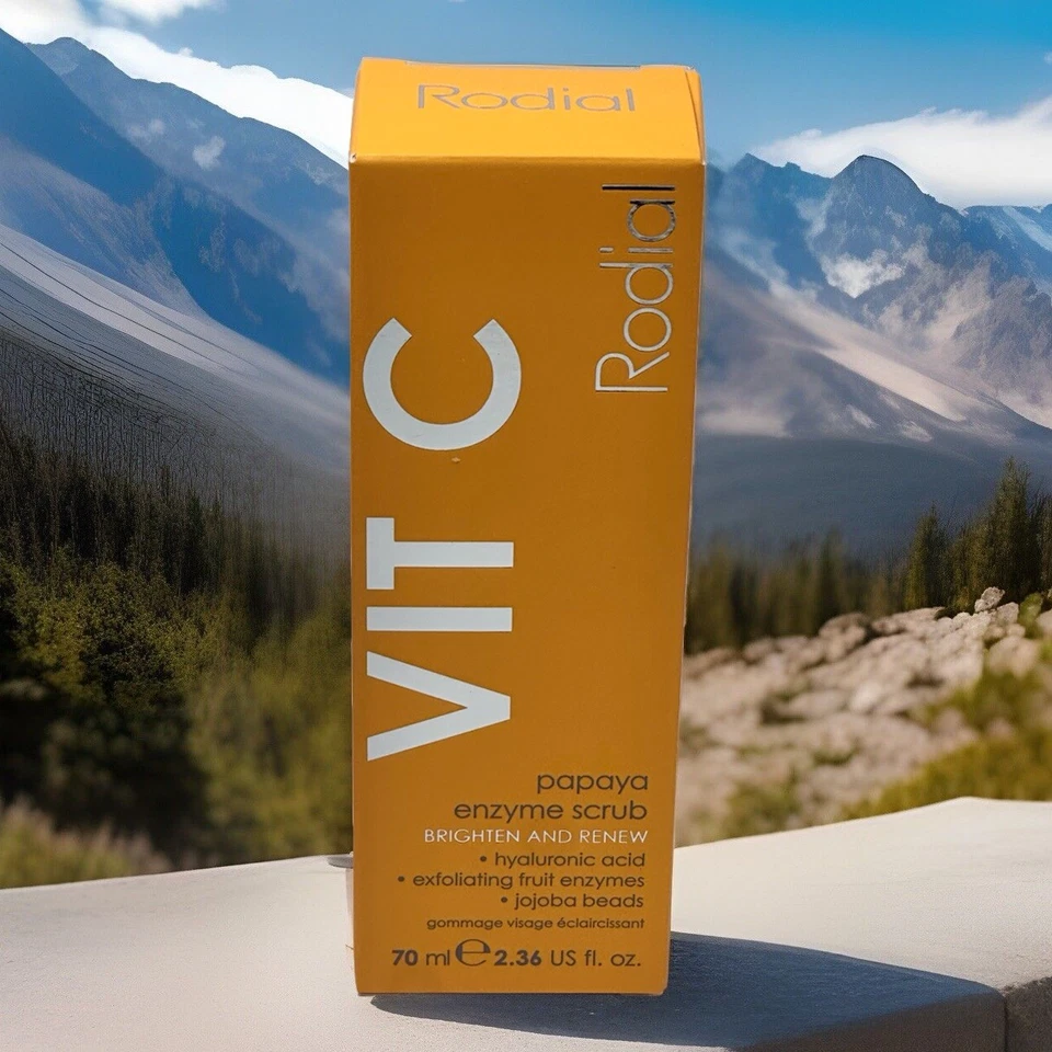 EXFOLIANTE ENZIMÁTICO DE PAPAYA VITAMINA C RODIAL 2,36 oz / 70 ml NUEVO SELLADO REG. $50 Foto 1 de 4