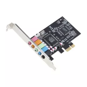 5.1 Internal Sound Card for PC for 8 3D Stereo PCI-e Card CMI8738 - Picture 1 of 8