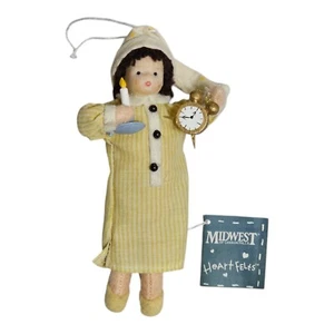 Mittlerer Westen von Cannon Falls Herz Filze Ornament Wee Willie Winkie Kinderzimmer - Bild 1 von 8