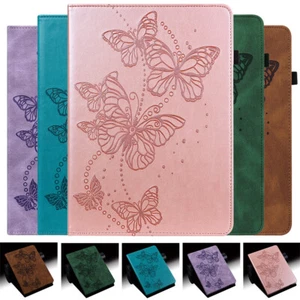 For iPad 7/8/9/10th Gen/Air 5 4 3/Pro 11/Mini 6 Leather Wallet Stand Case Cover - Picture 1 of 53