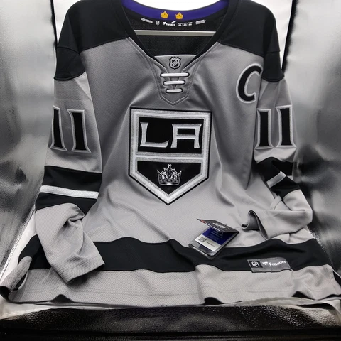 Womens Fanatics Breakaway LA kings Gray Hockey Jersey. Size 2XL #11 Kopitar. NWT Cover