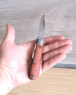 Navaja suiza antigua RARA 1891-1921 FORGES prototipo Victorinox cuchillo soldado Foto 1 de 4