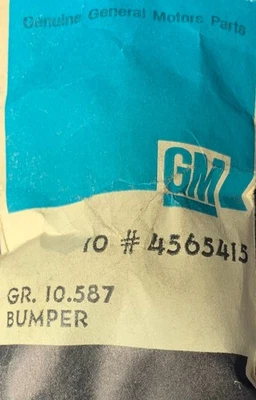 NOS 1953 - 1964 CHEVY 4 DR DOOR  PILLAR BUMPERS SET OF 2 - Image 1 of 4