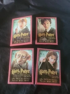 Harry Potter: Kammer des Schreckens Pinback Buttons (2003) Set 4 Figuren 3x2 - Bild 1 von 6