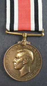 GB Original Medal: GeoVI Special Constabulary Medal named Louis Marcus - Picture 1 of 4
