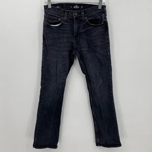 Pantalones de mezclilla Express Jeans Epic Flex bolsillos para botas negros lisos talla W28 L30 para hombre - Imagen 1 de 11