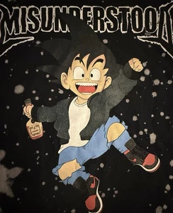 Entree Misunderstanding Dragon Ball Z Goku X Hennessy Batik T-Shirt Größe Large - Bild 1 von 5