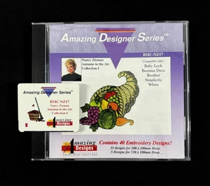 Autumn in the Air Embroidery Designs Card for Deco Brother Baby Lock White - Picture 1 of 11