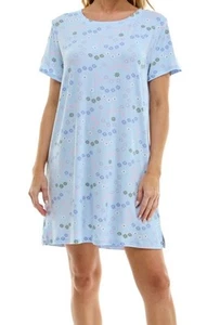 Women's Floral Pattern Sleepshirt, Size L - Picture 1 of 2