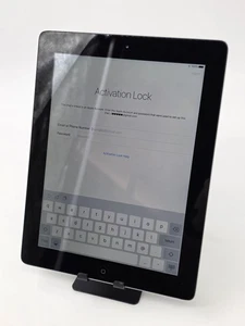 Apple iPad 4th Gen 16GB, WIFI, 9.7in BLACK, Silver SPARES ONLY - Picture 1 of 3