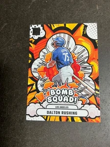 2025 Donruss Baseball Dalton Rushing Bomb Squad Insert LA Dodgers - Picture 1 of 3