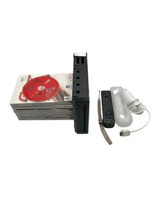 Paquete de consola Nintendo Wii configuración completa más 7 juegos - Imagen 1 de 8