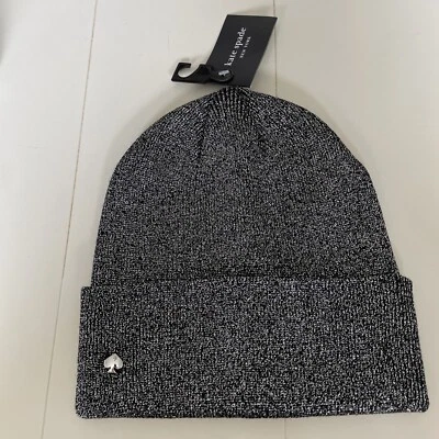 Новый с Ярлыками KATE SPADE металлический Beanie, Gunmetal, $58 - Изображение 1 из 4