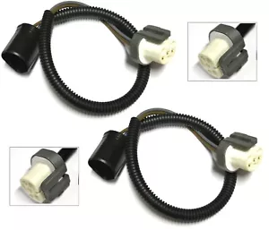 Extension Wire Ceramic 9007 HB5 Two Harness Head Light Replacement Plug Socket - Picture 1 of 6