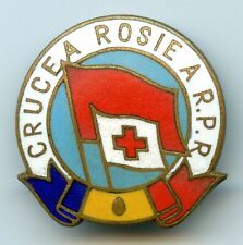 Pins Badge Croix Rouge Roumanie / Romania Red Cross - 1955-1960