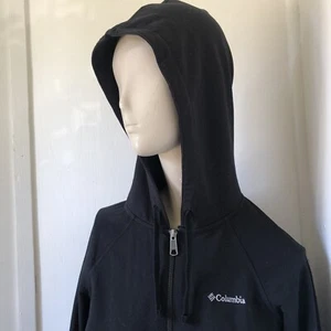 Felpa con cappuccio leggera nera da donna Columbia usata in ottime condizioni (media) - Foto 1 di 5