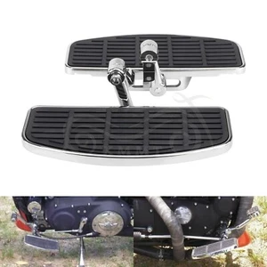 Black Driver Rider Floorboards For Harley Touring Heritage Softail FLSTC FXSTC - Picture 1 of 18