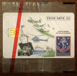 CALÉDONIE FORCES ARMÉES OPT TÉLÉCARTE RÉF PHONECOTE NC17 PHONE CARD SCHEDA - Picture 1 of 2
