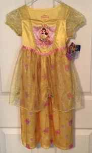 Disney Fantasy Princess Belle Deluxe Nightgown / Gown ~ Size 6 ~ New with Tags - Picture 1 of 24