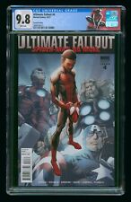 ULTIMTAE FALLOUT #4 (2011) CGC 9.8 1st MILE MORALES CUSTOM LABEL 2nd PRINT