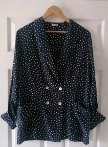 P.A.R.O.S.H. Parosh Blazer Shirt Large L Silk Made in Italy RRP $317 G18 - Picture 1 of 3