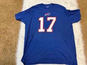 Buffalo Bills Josh Allen Blue Fanatics Player Jersey Shirt Size 2XL - Picture 1 of 6