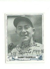 Danny Gardella 1983 TCMA 1945 Play Ball autographed auto signed card Giants