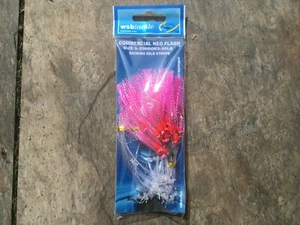 WSB 25 HOOK COMMERICAL LONG LINE NEO FLASH MACKEREL RIG HAND LINE BOAT RIG - Picture 1 of 3