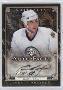 2006-07 Upper Deck Artifacts Auto-Facts Cam Neely #AF-CN Auto HOF