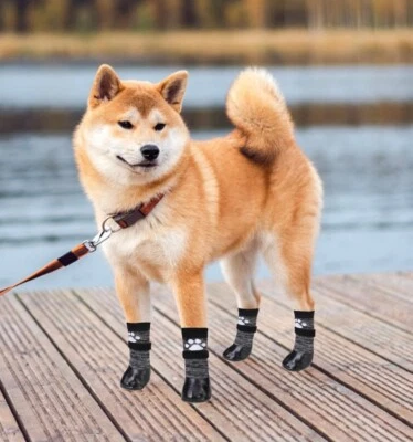 KOOLTAIL Med Nieve Perro Calcetines Antideslizantes Mal Tiempo Botas Impermeables Protección Pata Foto 1 de 4