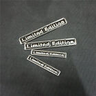 2X Big + 2X Small Black Limited Edition Chrome Metal Emblem Decal Sticker Badge