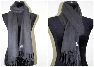 Grade A 100% Pure Cashmere Schal Muffler Herren Damen Pashmina Unisex Dunkelgrau - Bild 1 von 6