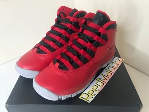 Nike Air Jordan X 10 Retro 2015 Bulls Over Broadway GS 705179 601 - Picture 1 of 7