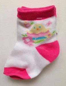 NUEVOS CON ETIQUETAS CALCETINES DE PRIMAVERA CHICKADEE Talla 2 - 4 Bebé Niño Pequeño ~ ¡LINDOS!!¡! - Imagen 1 de 1