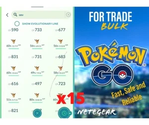 Sombrero de vacaciones Pokémon Go a granel Eevee para comercio || #1 PoGo Trader 🙂 - Imagen 1 de 3